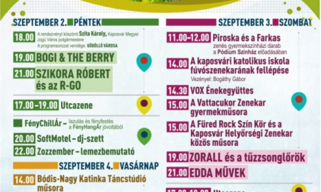 Halott Pénz, Edda, Belga, Zorall - pénteken startol a Miénk a város 2016