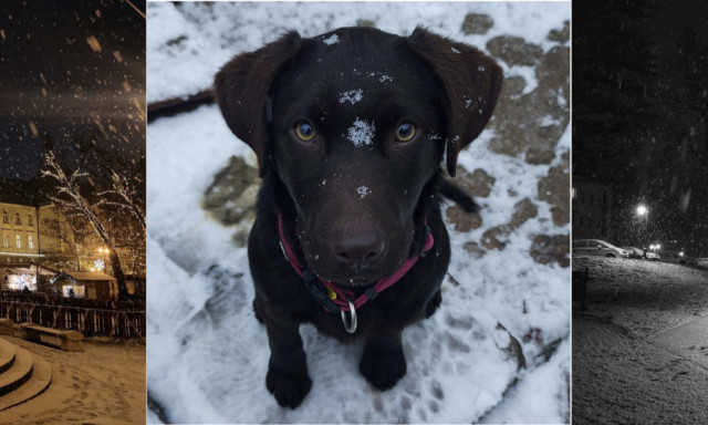 Nem csak Kaposv&aacute;rt, a k&ouml;z&ouml;ss&eacute;gi oldalakat is belepte az első h&oacute; - Instagram H&iacute;rad&oacute;