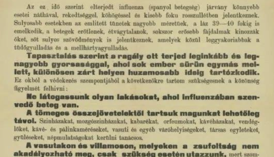 M&aacute;r 1918 &oacute;ta r&aacute;gj&aacute;k a sz&aacute;nkba, mi a teendő j&aacute;rv&aacute;ny idej&eacute;n