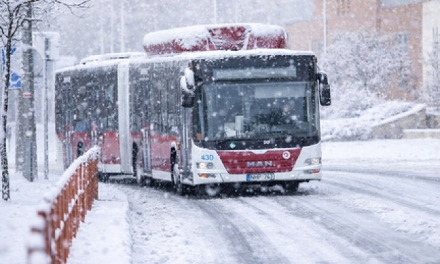Ma m&aacute;r időben elindultak a kaposv&aacute;ri buszok