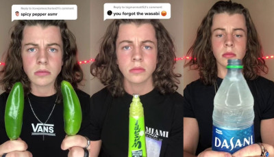 De mi&eacute;rt?! Reakci&oacute; n&eacute;lk&uuml;l eszik &ouml;ssze a TikTokon egy sr&aacute;c mindent, ami cs&iacute;p &ndash; VIDE&Oacute;