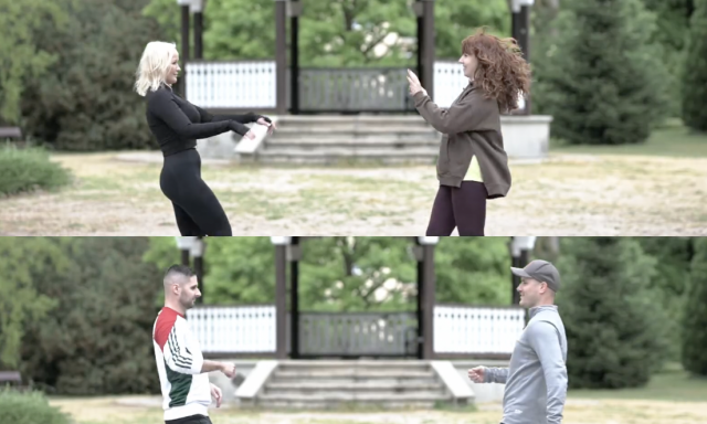 Ilyen amikor a kaposv&aacute;ri rendőr&ouml;k &ouml;sszefutnak a tűzolt&oacute;kkal - VIDE&Oacute;