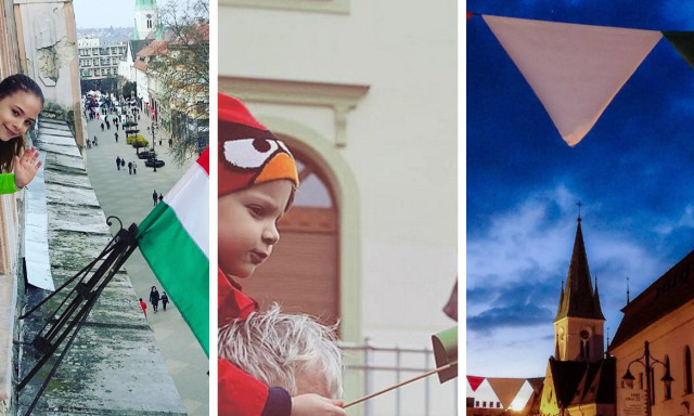 &Iacute;gy &uuml;nnepelt m&aacute;rcius 15-&eacute;n Kaposv&aacute;r - Insta v&aacute;logat&aacute;s