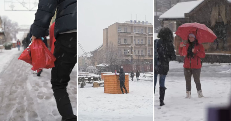 Mikuláscsomagokat szórtunk szét a városban, így örültek a szerencsés megtalálók - VIDEÓ