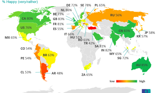 Lemaradtunk, mint a borraval&oacute; - Magyarorsz&aacute;g a vil&aacute;g h&aacute;rom legboldogtalanabb orsz&aacute;ga k&ouml;z&ouml;tt