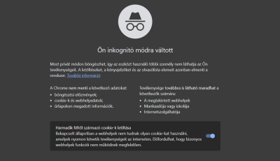 Hi&aacute;ba az inkognit&oacute; m&oacute;d, &iacute;gy is gyűjti az adatokat a Google