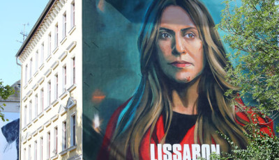 Street art mindenhol - La Casa de Papel mural festm&eacute;nyek lept&eacute;k el N&eacute;metorsz&aacute;got