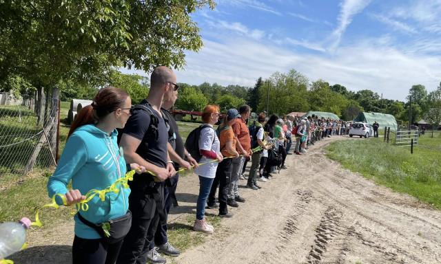 T&ouml;bb mint 100-an t&uacute;r&aacute;ztak a Zselic&eacute;rt vas&aacute;rnap
