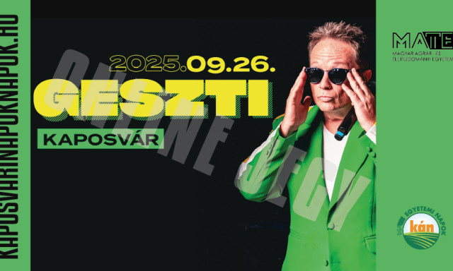 Geszti P&eacute;ter koncertezik a 2025-&ouml;s K&Aacute;N-on