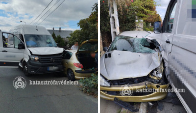 H&aacute;rmas karambol t&ouml;rt&eacute;nt Balatonsz&aacute;rsz&oacute;n