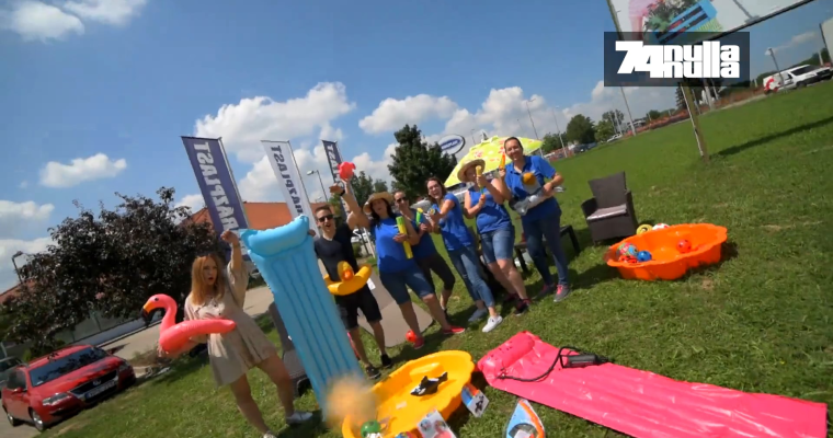 Őrült matracfújó bajnokságon arattunk diadalt! - A legmenőbb nyári cuccokkal csapattuk a Marázplastnál!