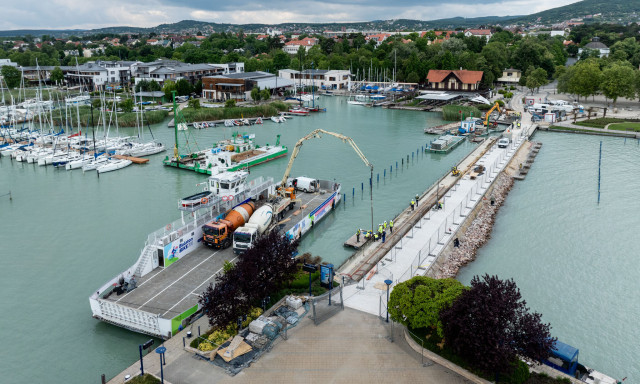 &Iacute;gy &uacute;jult meg a magyar tenger legforgalmasabb kik&ouml;tője - GAL&Eacute;RIA
