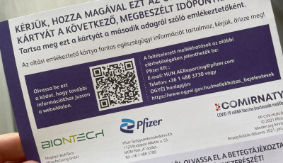T&ouml;bb tucatnyi k&ouml;rny&eacute;kbelit oltottak Pfizer vakcin&aacute;val szombaton Kaposv&aacute;ron