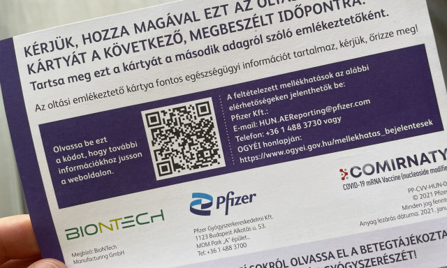 T&ouml;bb tucatnyi k&ouml;rny&eacute;kbelit oltottak Pfizer vakcin&aacute;val szombaton Kaposv&aacute;ron