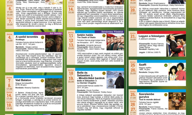 Szt&aacute;rpar&aacute;d&eacute; j&uacute;niusban a Sziv&aacute;rv&aacute;ny Kult&uacute;rpalot&aacute;ban!