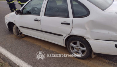 Karambol t&ouml;rt&eacute;nt reggel a kaposf&uuml;redi k&ouml;rforgalomn&aacute;l