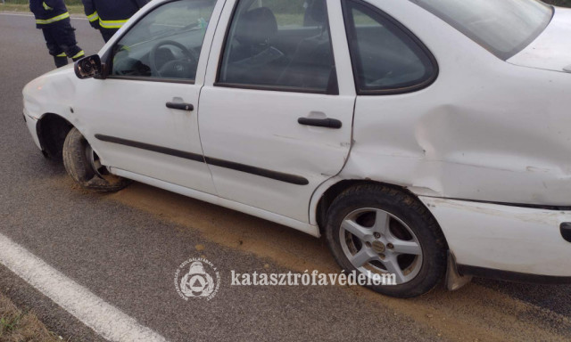 Karambol t&ouml;rt&eacute;nt reggel a a kaposf&uuml;redi k&ouml;rforgalomn&aacute;l