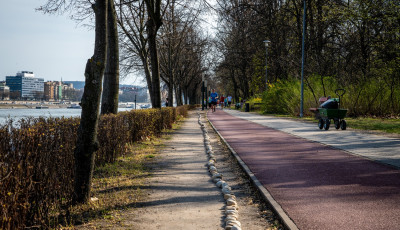 H&uacute;szezer sorba rakott kaviccsal eml&eacute;keztek meg a koronav&iacute;rus &aacute;ldozatair&oacute;l a Margitszigeten