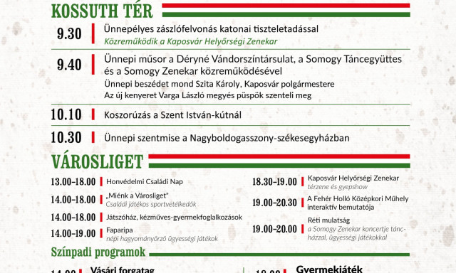 A Cs&iacute;k Zenekar h&uacute;zza el a n&oacute;t&aacute;nkat augusztus 20-&aacute;n - Mutatjuk az &aacute;llami &uuml;nnep programjait