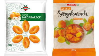 Sparos &eacute;s NaturFood-os aszalt s&aacute;rgabarackot h&iacute;vtak vissza