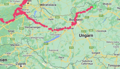 &Aacute;t Veszpr&eacute;m megy&eacute;n, Budapesten &eacute;s a Dun&aacute;n - Tov&aacute;bb folytatja &uacute;tj&aacute;t a sv&aacute;jci farkas