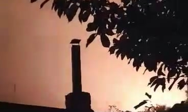 Rejt&eacute;lyes f&eacute;nyek a v&aacute;ros felett - Izzott az &eacute;g a viharban Kaposv&aacute;ron - VIDE&Oacute;