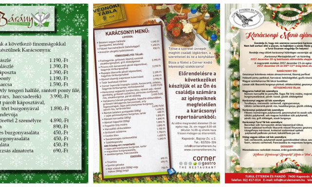 Nincs kedved főzni kar&aacute;csony napj&aacute;n? Ezekről a kaposv&aacute;ri helyekről rendelheted meg az &uuml;nnepi men&uuml;t!