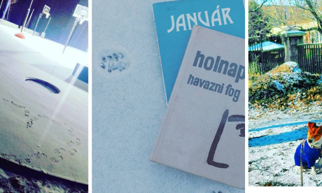 Hull a hó és hózik-zik-zik - Havas Kaposvár Insta válogatás