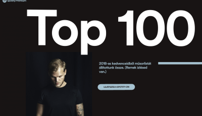 Ilyen volt az &eacute;ved a Spotify szerint - &Ouml;sszegzett a legn&eacute;pszerűbb streamer