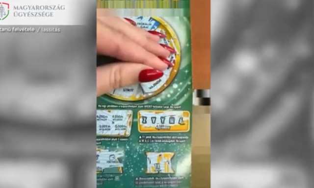 &Iacute;gy csalt hamis&iacute;tott sorsjegyekkel egy testv&eacute;rp&aacute;r Kaposv&aacute;ron &eacute;s Domb&oacute;v&aacute;ron - VIDE&Oacute;