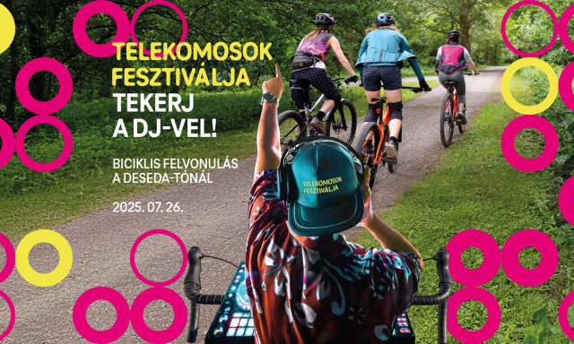 Biciklis fesztiv&aacute;lt szervez a Telekom a Desed&aacute;n