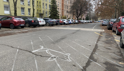 Felfestett&eacute;k a Petőfi utc&aacute;ban a bicikliutat, &eacute;s b&oacute;nuszk&eacute;nt egy malacot is