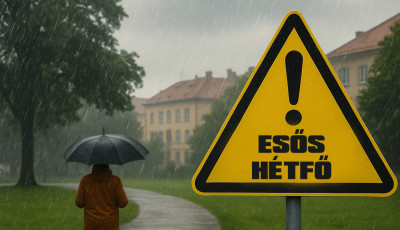 Szesz&eacute;lyes m&aacute;jus: Elmossa az eső a f&eacute;l orsz&aacute;got, Somogyra is kiadt&aacute;k a figyelmeztet&eacute;st
