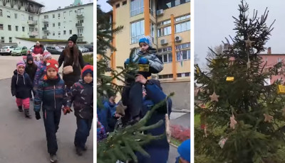 Id&eacute;n is ovisok d&iacute;sz&iacute;tett&eacute;k a kaposv&aacute;ri tűzolt&oacute;k kar&aacute;csonyf&aacute;j&aacute;t