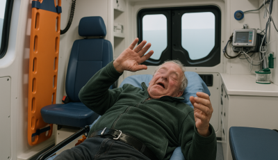 A mentőben t&eacute;rt mag&aacute;hoz a r&eacute;szeg f&eacute;rfi, &uuml;t&ouml;tte-r&uacute;gta a seg&iacute;ts&eacute;g&eacute;re &eacute;rkező si&oacute;foki mentős&ouml;ket