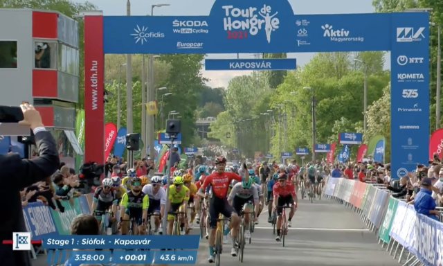 &Iacute;gy fest az idei Tour de Hongrie kaposv&aacute;ri szakasza - VIDE&Oacute;