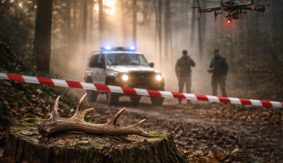 Z&eacute;r&oacute; tolerancia a somogyi erdőkben: dr&oacute;nokkal &eacute;s rendőri jelenl&eacute;ttel szűrik ki az illeg&aacute;lis agancsoz&oacute;kat