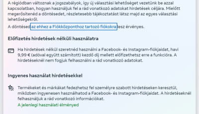 Meg&eacute;rkezett a fizetős Facebook Magyarorsz&aacute;gra