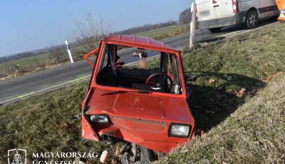 Maradand&oacute; fogyat&eacute;koss&aacute;g lett a teheraut&oacute; &eacute;s a moped s&uacute;lyos baleset&eacute;ből