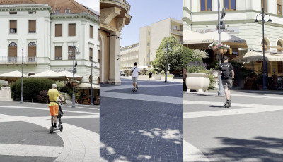 Rendőr&ouml;k ellenőrzik h&eacute;tfőtől a rollereseket a kaposv&aacute;ri s&eacute;t&aacute;l&oacute;&ouml;vezetekben - VIDE&Oacute;