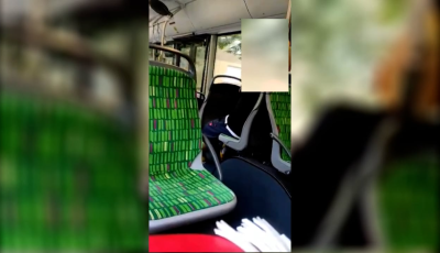 Rendszeresen a 12-es buszj&aacute;raton v&eacute;gez &ouml;nkiel&eacute;g&iacute;t&eacute;st egy kaposv&aacute;ri szat&iacute;r - VIDE&Oacute;